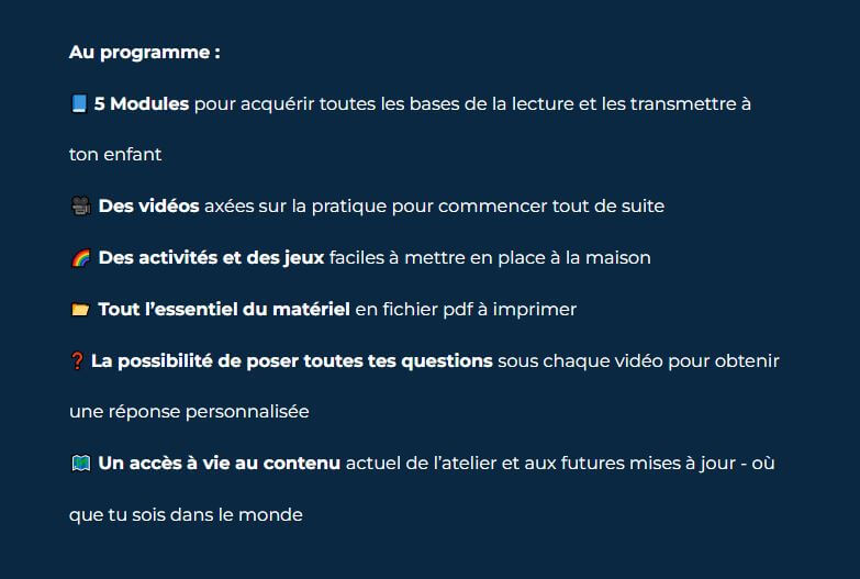 formation montessori lecture chaima daoudi programme