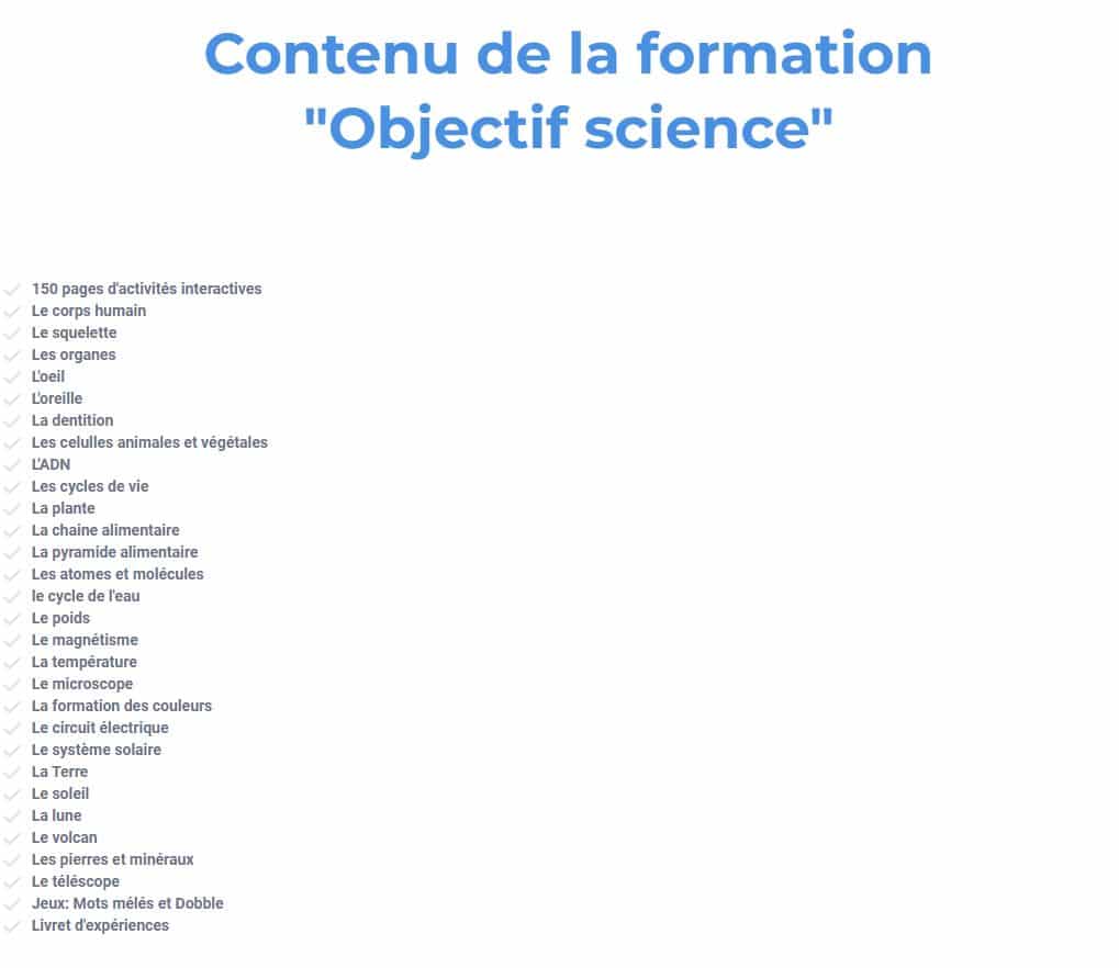 formation montessori objectif sciences eugenie contenu